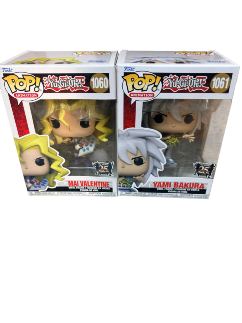 Funko Pop! Animation Yu-Gi-Oh! Mai Valentine #1060 & Yami Bakura #1061 Special